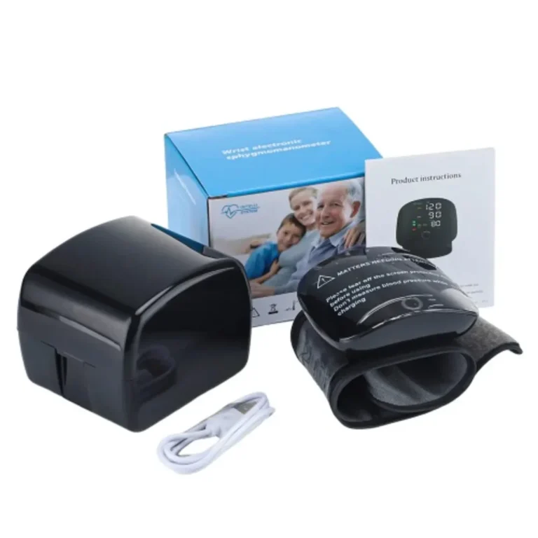 (FREE HOME DELIVERY) Rechargeable Wrist Blood Pressure Monitor – Digital BP Machine with Large LED Display & Voice Broadcast - Image 3