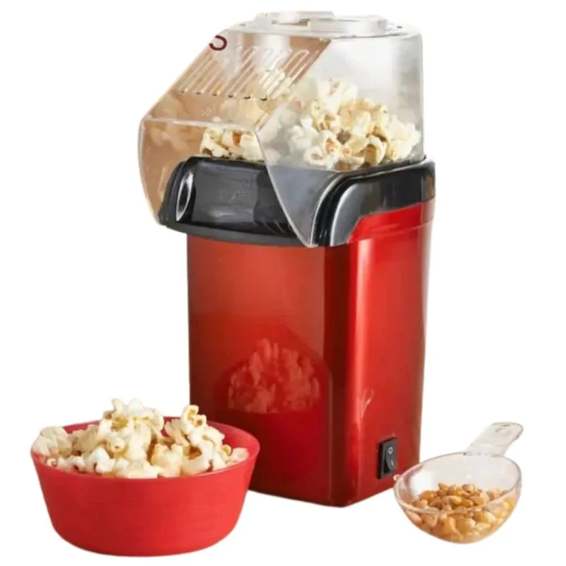 Oil Free Mini Popcorn Maker | Hot Air Popcorn Machine | Electric Popcorn Popper for Home & Kids | 1200W - Image 2