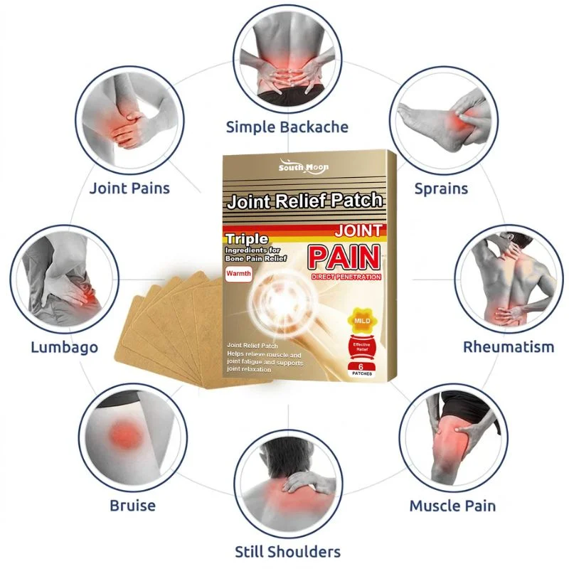Japanese Pain Relief Patch for Joint & Muscle Care | Herbal Pain Relief Patch | Fast-Acting Warming Therapy | Breathable Adhesive Patch | Pack of 5 - Image 2