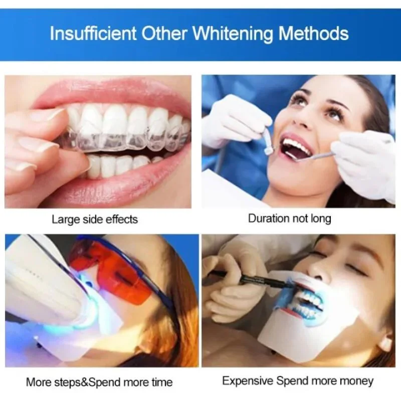 Gegemoon 3D Teeth Whitening Strips | Professional 7-Day Whitening Kit | Enamel Safe Whitening Strips | Deep Stain Removal | Mint Flavor | 7 Pairs - Image 7
